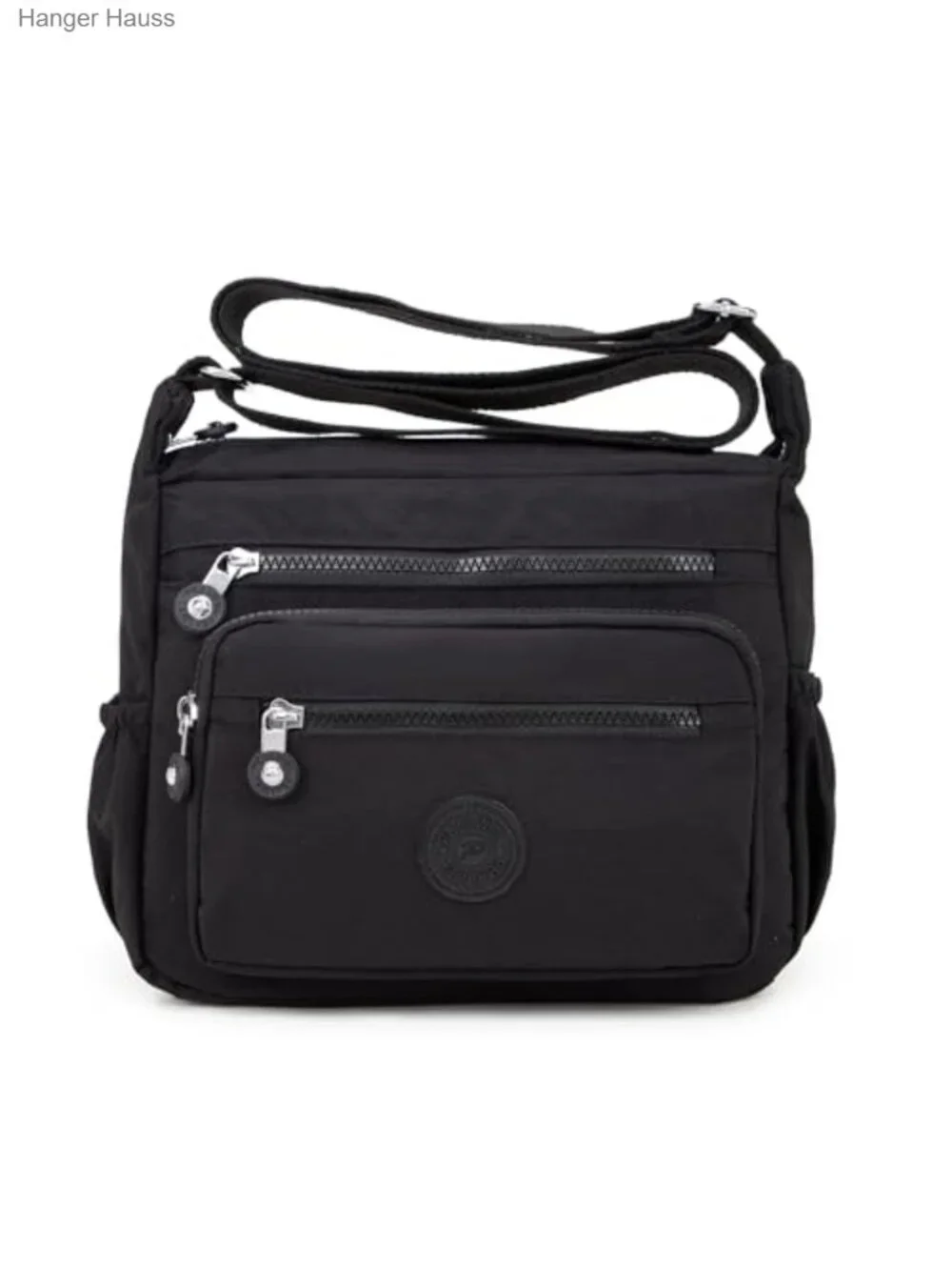 Waterproof Nylon Tote Handbag Shoulder Crossbody Purse with 10 Pockets